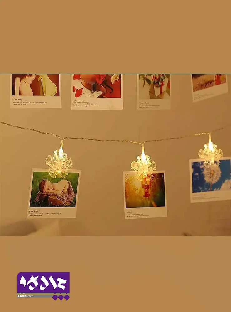 ریسه گیره عکس طرح برف