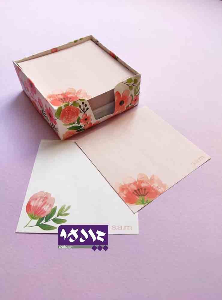 کاغذ یادداشت جعبه دار سم