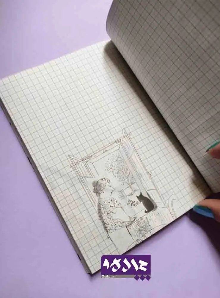 دفترچه مصور بدون هیچ دلیلی