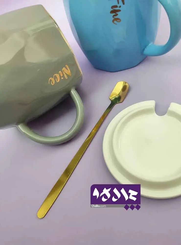 ماگ سرامیکی درب دار