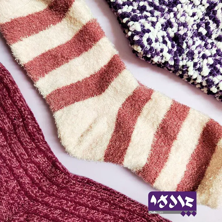 جوراب حوله ای نیم ساق