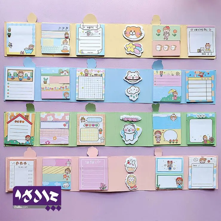 استیک نوت دفترچه ای دختر