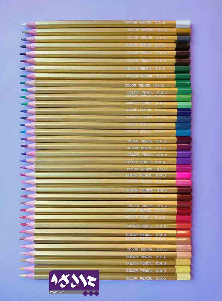 مداد رنگی ۳۶ رنگ برند ام کیو