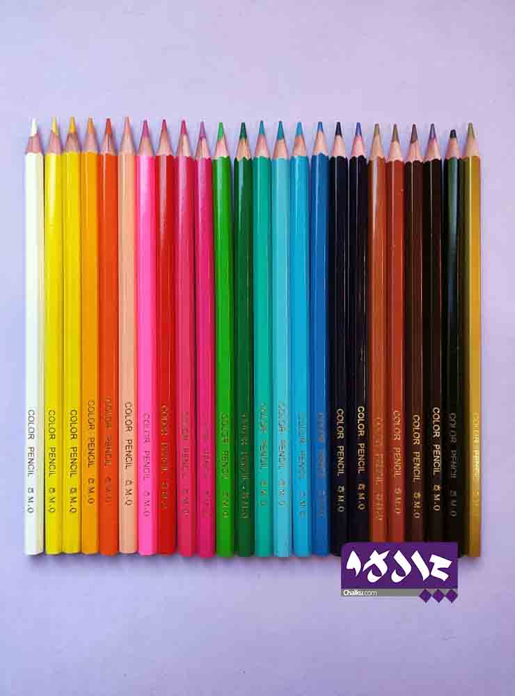 مداد رنگی 24 رنگ MQ